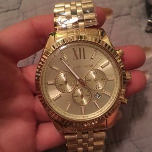 Gold Oversized Michael Kors Watch